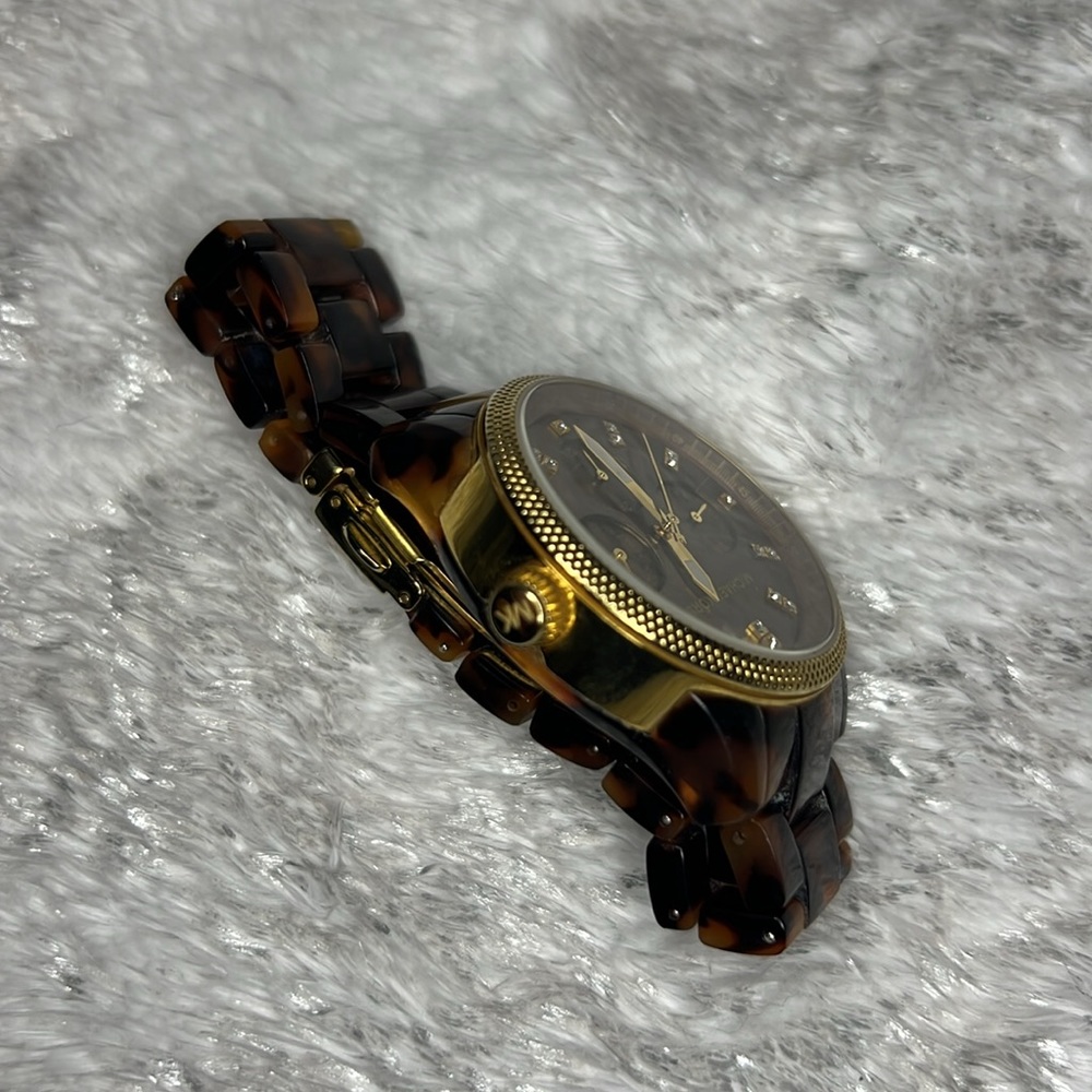 Tortoise Shell Mk Watch - image 6